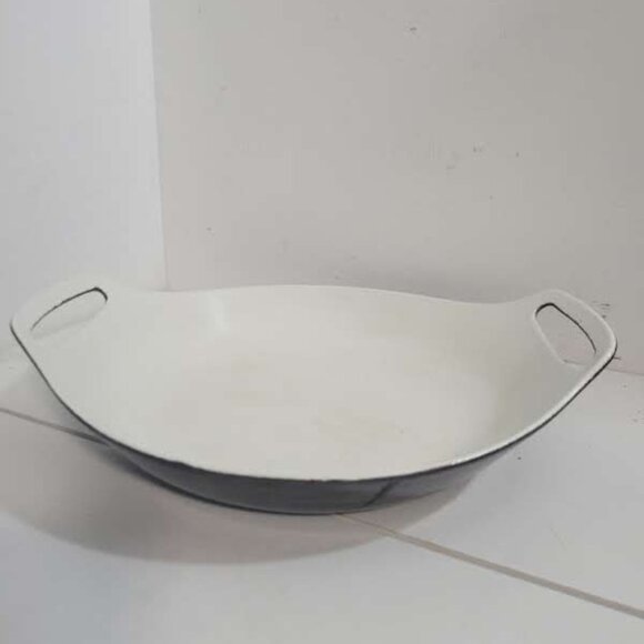 Vintage Large Mid-Century Cast Iron Copco Paella Dish Michael Lax Excel Cond - Picture 2 of 4